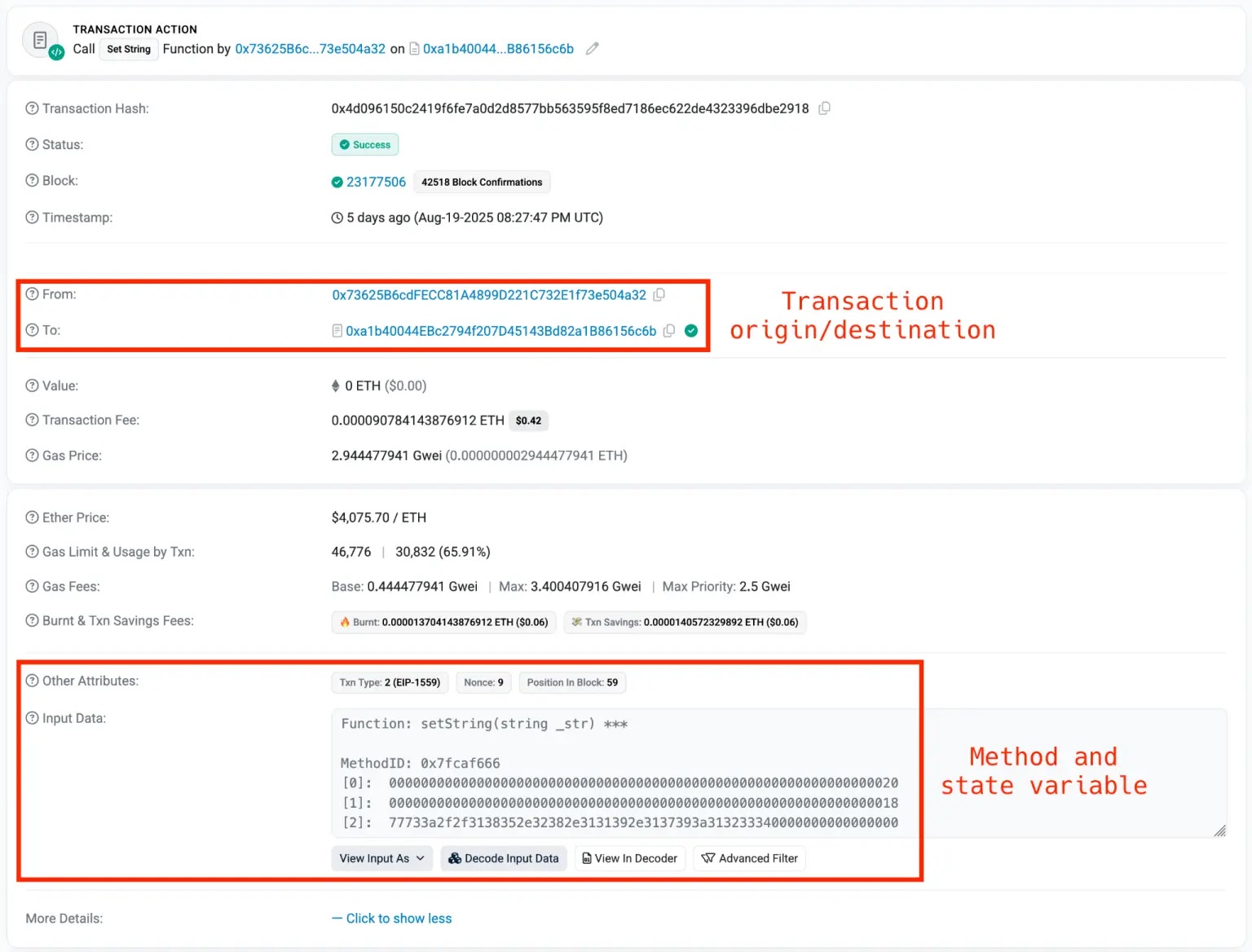 Έξυπνο συμβόλαιο που περιέχει το Tsundere botnet WebSocket C2 (Πηγή - Securelist)